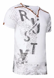 Rusty Neal T-Shirt Braun/Rot/Grau