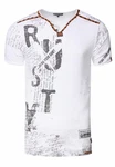 Rusty Neal T-Shirt Braun/Rot/Grau