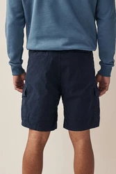 Next Cargo-Shorts mit Tunnelzugbund Blau/Dunkelblau