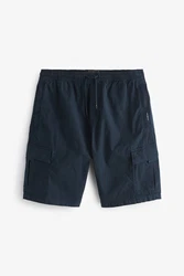 Next Cargo-Shorts mit Tunnelzugbund Blau/Dunkelblau