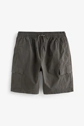 Next Cargo-Shorts mit Tunnelzugbund Dunkelgrün/Khaki