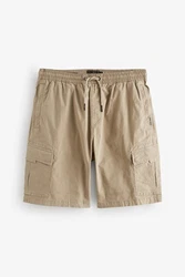 Next Cargo-Shorts mit Tunnelzugbund Khaki/Beige