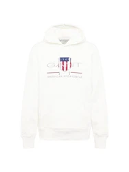 Gant Hoodie Regular Archive Shield Hoodie Ecru