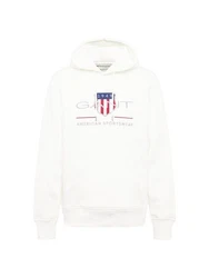 Gant Hoodie Regular Archive Shield Hoodie Ecru