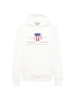 Gant Hoodie Regular Archive Shield Hoodie Ecru