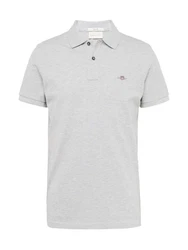Gant Poloshirt SLIM SHIELD PIQUE POLO Grau