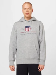Gant Sweatshirt Regular Shield Hoodie Grau