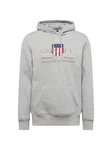 Gant Sweatshirt Regular Shield Hoodie Grau