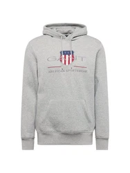 Gant Sweatshirt Regular Shield Hoodie Grau