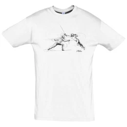 T-Shirt Fechtmotiv Herren
