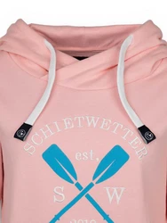 Schietwetter Kapuzenpullover Alexa Damen Hoody Sweatshirt Rosa