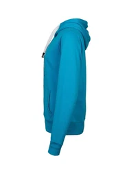 Schietwetter Kapuzenpullover Alexa Damen Hoody Sweatshirt Hellblau/Türkis/Blau