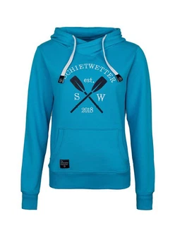 Schietwetter Kapuzenpullover Alexa Damen Hoody Sweatshirt Hellblau/Türkis/Blau