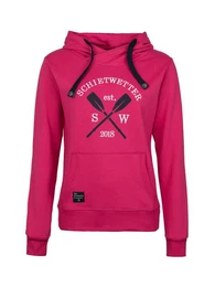 Kapuzenpullover Damen Hoody Sweatshirt Alexa gestickt, warm