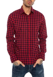 Karohemd Casual Plaid Modern Fit Premium Qualitt