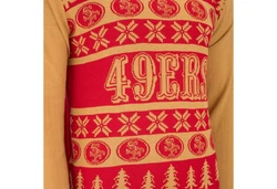 Forever Collectibles Rundhalspullover NFL Teams Ugly XMAS Weihnachten Braun/Dunkelrot/Rot/Gold
