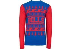 Forever Collectibles Rundhalspullover NFL Teams Ugly XMAS Weihnachten Braun/Rot/Hellblau