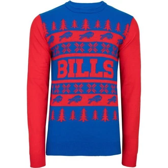Forever Collectibles Rundhalspullover NFL Teams Ugly XMAS Weihnachten Braun/Rot/Hellblau