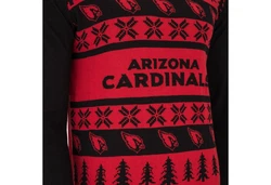 Forever Collectibles Rundhalspullover NFL Teams Ugly XMAS Weihnachten Rot/Türkis