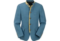 Wiesnknig Trachtenjacke Toni Blau/Hellblau/Dunkelblau