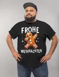 MoonWorks Herren T-Shirt Weihnachten Dabbing Braun/Beige/Schwarz/Orange