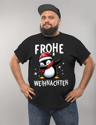 MoonWorks Herren T-Shirt Weihnachten Dabbing Braun/Schwarz/Weiß/Beige/Grau/Orange