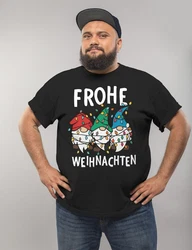 MoonWorks Herren T-Shirt Weihnachten Dabbing Braun/Schwarz/Beige/Weiß/Grau