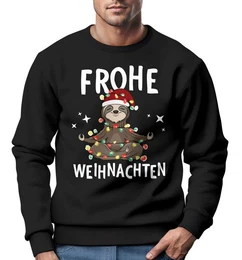 Sweatshirt Sweatshirt Herren Frohe Weihnachten Weihnachtspullover Lustig Dabbing