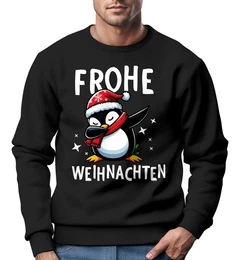 Sweatshirt Sweatshirt Herren Frohe Weihnachten Weihnachtspullover Lustig Dabbing