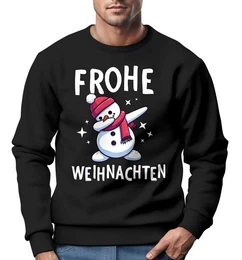 Sweatshirt Sweatshirt Herren Frohe Weihnachten Weihnachtspullover Lustig Dabbing