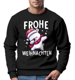 Sweatshirt Sweatshirt Herren Frohe Weihnachten Weihnachtspullover Lustig Dabbing