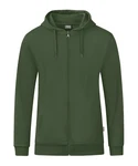 Jako Sweatjacke Organic Kapuzenjacke Dunkelgrün/Grün