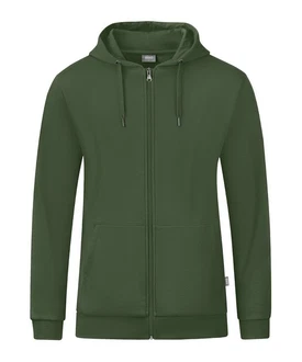 Jako Sweatjacke Organic Kapuzenjacke Dunkelgrün/Grün