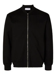 Outdoorjacke SLHMACK SWEAT BOMBER aus Baumwollmix