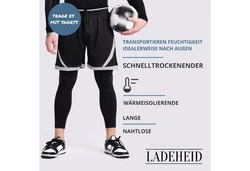 Ladeheid Funktionsunterhose für Herren (LA40-260) Dunkelgrau/Schwarz/Grau/Dunkelblau