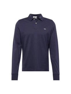 GANT Shirt Poloshirt (1-tlg) Blau/Blau (evening blau) GANT Shirt Poloshirt (1-tlg) Blau/Blau (evening blau)