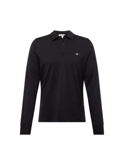 GANT Poloshirt Regular Shield Longsleeve Pique Rugger Nautical Stripe GANT Poloshirt Regular Shield Longsleeve Pique Rugger Nautical Stripe