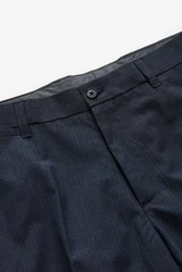Next Stoffhose Strukturierte elegante Hose Dunkelblau/Blau