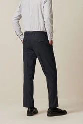 Next Stoffhose Strukturierte elegante Hose Dunkelblau/Blau