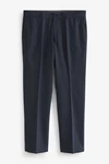Next Stoffhose Strukturierte elegante Hose Dunkelblau/Blau Next Stoffhose Strukturierte elegante Hose Dunkelblau/Blau