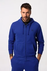 JP1880 Fleecejacke Hoodie-Jacke Fitness Sweat Kapuze Blau