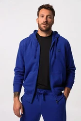 JP1880 Fleecejacke Hoodie-Jacke Fitness Sweat Kapuze Blau