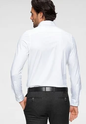 OLYMP Langarmhemd Luxor 24/Seven modern fit Jerseyshirt 