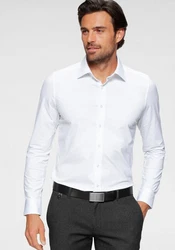 OLYMP Langarmhemd Luxor 24/Seven modern fit Jerseyshirt 