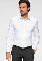 OLYMP Langarmhemd Luxor 24/Seven modern fit Jerseyshirt 
