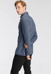 OLYMP Langarmhemd Luxor 24/Seven modern fit Jerseyshirt 