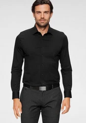 OLYMP Langarmhemd Luxor 24/Seven modern fit Jerseyshirt 