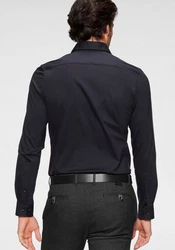 OLYMP Langarmhemd Luxor 24/Seven modern fit Jerseyshirt 