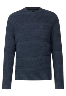 STREET ONE MEN Strickpullover Dunkelblau/Blau