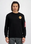 Alpha Industries Sweatshirt NASA Davinci Sweater Schwarz/Creme